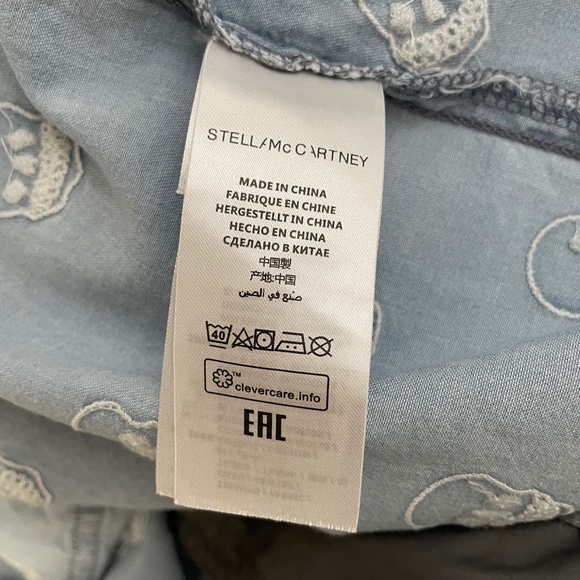 Stella McCartney Cotton Chambray Skull shirt - Picture 6 of 9